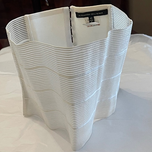 RARE! Hard To Find! Alessandro Dell\'Acqua Corset Mesh Belt IT 42 main image 13